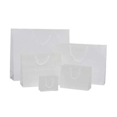 Sacs pelliculés  brillants - Sacs pelliculés poignées cordelette-1