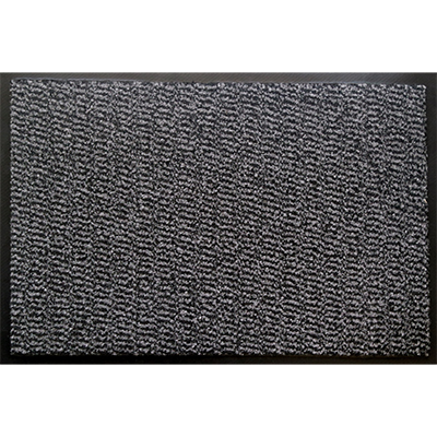 Tapis d’entrée Vanoise 90 × 150 cm gris moucheté ép. 4,5mm - Tapis