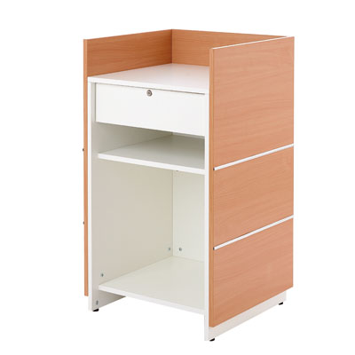 Façade décorative haute pour comptoir hêtre 55 x 97 cm - Comptoirs Boutique-3