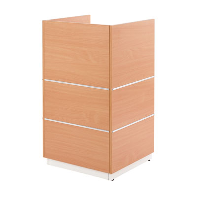 Façade décorative haute pour comptoir hêtre 55 x 97 cm - Comptoirs Boutique-4