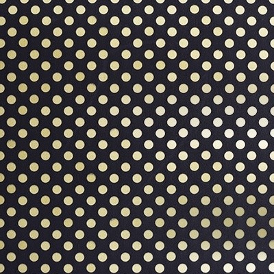 Papier cadeau noir à motifs diamants dorés 70 cm x 50 m – 74 g/m² – Le rouleau - Papiers cadeaux à motifs