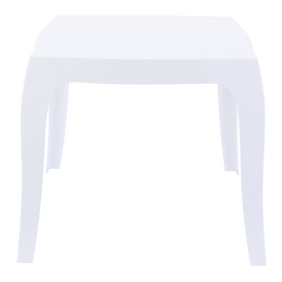 Table blanche plastiqueQueen 51 x 51 x H 43 cm - Tables-1