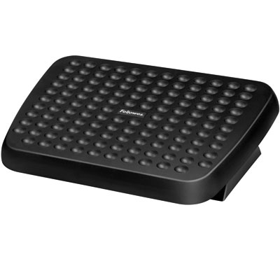 Repose pied standard - Noir - L 45 x P 33 x H 9 cm - Ergonomie bureautique -1