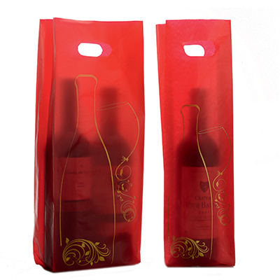 Sacs plastique 2 bouteilles - Sacs pour bouteilles de vin-1