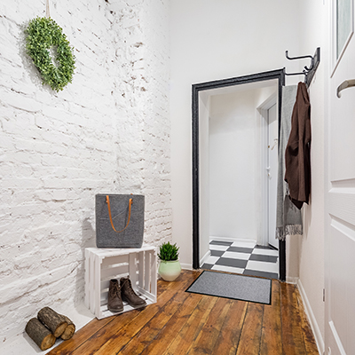 Tapis d'entrée Mirande gris 60 x 80 cm ép. 9 mm - Tapis-3