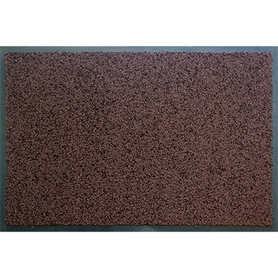 Tapis d'entrée Mirande marron 60 x 80 cm, ép 9 mm - Tapis