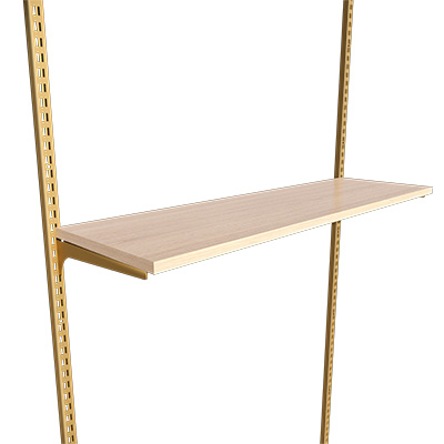 Consoles - métal or - L 28 cm - Ligne Square 25 or-1