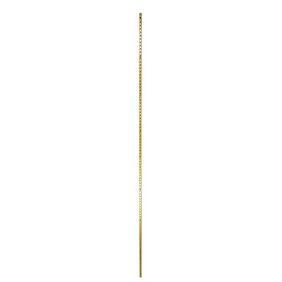 Crémaillère pas de 25 - Or - H 240 cm - section 25x20 cm - Ligne Square 25 or