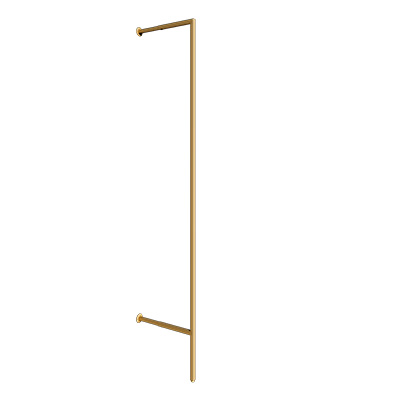 Montant déporté 36,5 cm - Or - H 240 cm - Ligne Square 25 or