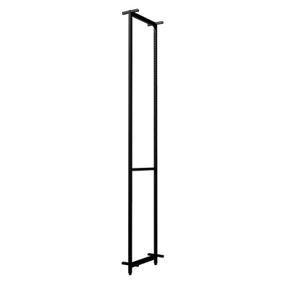 Cadre central Square noir sablé H 240 × P 46,4 cm - Ligne Square 25 noir