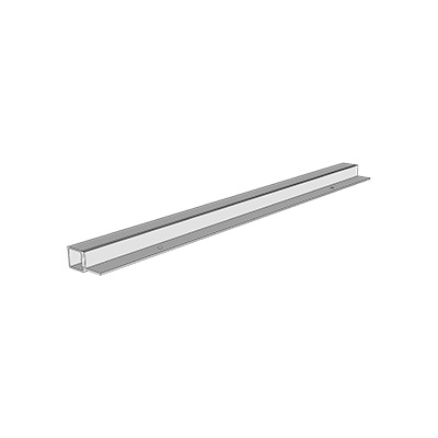Entretoise Square noir sablé L 57,8 cm - Paquet de 4 - Ligne Square 25 noir-1