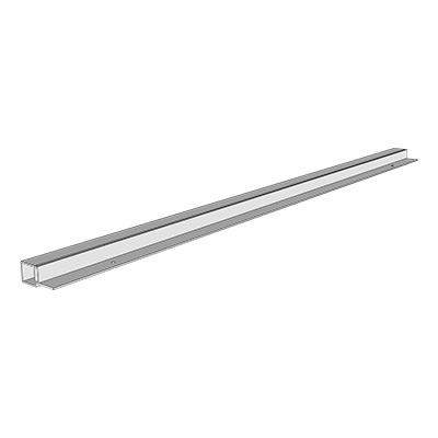 Entretoise Square noir sablé L 97,8 cm - Paquet de 4 - Ligne Square 25 noir-1