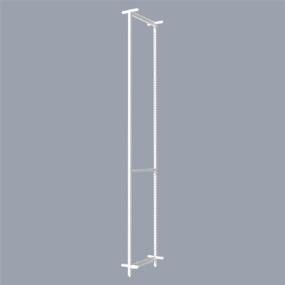 Cadre central Square H 240 cm x P 46,4 cm blanc sablé - Ligne Square 25 blanc