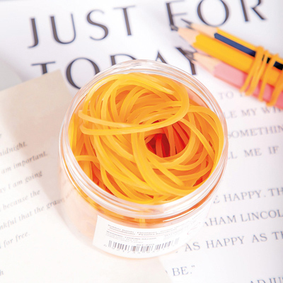 Bracelet élastique caoutchouc blonds fins 70 x 1,8 mm 50g - Bracelets élastiques caoutchouc-2