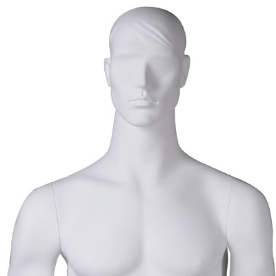 Mannequin homme, tête et cheveux sculptés - Mannequins cheveux sculptés-1