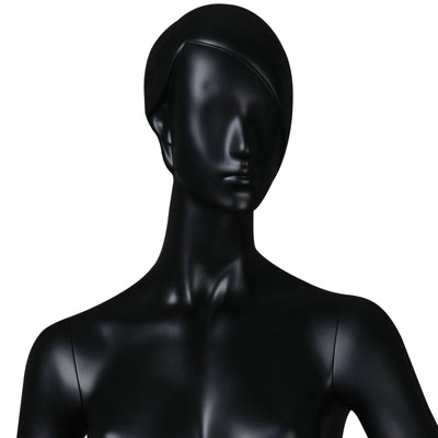 Mannequin femme, tête et cheveux sculptés - Mannequins cheveux sculptés-1