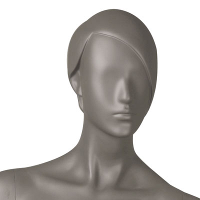 Mannequin femme, tête et cheveux sculptés - Mannequins cheveux sculptés-1