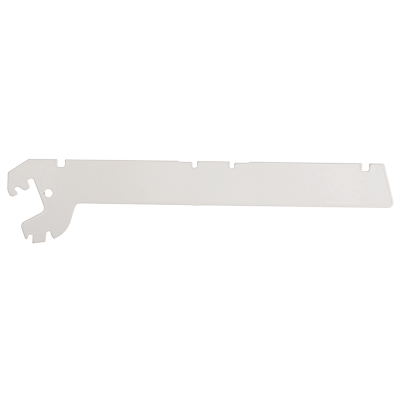 Console inclinable pour tablettes tôle - Ligne Gondoléko Blanc