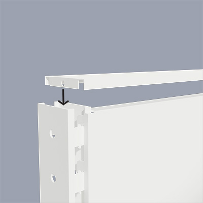 Couvercle de gondole - Ligne Gondoléko Blanc-1