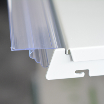 Porte-étiquettes plastique - Ligne Store blanc pas de 25 mm-5