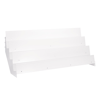 Tablette 1 niveau spécial presse/multimédia - Ligne Store blanc pas de 50 mm-1