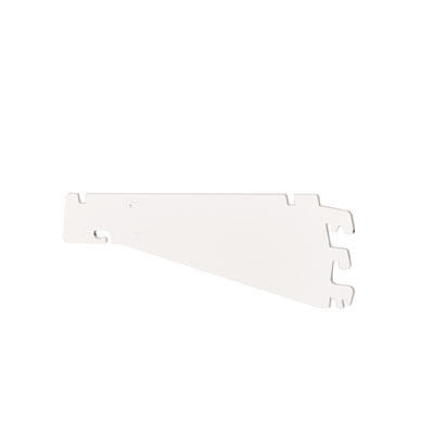 Console inclinable pour tablettes tôle pas de 25 mm - Ligne Store blanc pas de 25 mm