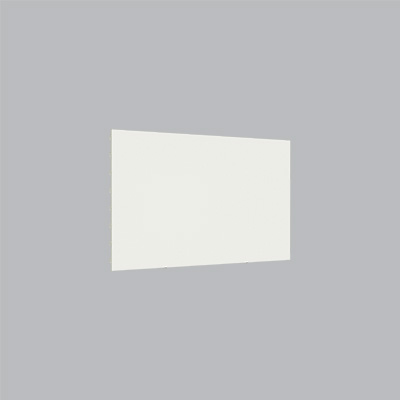 Fond tôle plein, pas de 25 mm - Ligne Store blanc pas de 25 mm