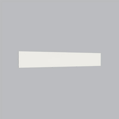 Fond tôle plein pas de 25 mm - Ligne Store blanc pas de 25 mm