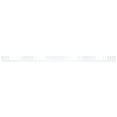 Profil arrière pour diviseurs - Ligne Store blanc pas de 25 mm