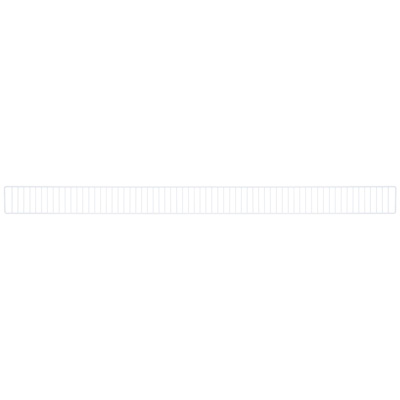 Frontale grille - Ligne Store blanc pas de 25 mm