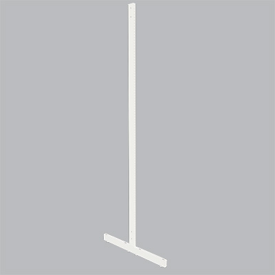 Piètement 2 faces double perforation,pas de 25 mm - Ligne Store blanc pas de 25 mm