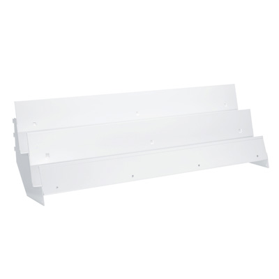 Console 2 niveaux pour tablette presse/multimédia - Ligne Store blanc pas de 25 mm-1