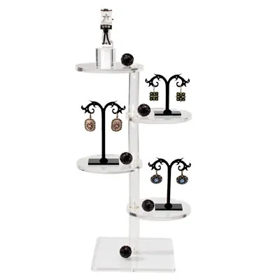 Présentoir 4 plateaux ronds - Présentoirs, supports produits - Rouxel