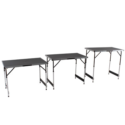 Set de 3 tables multifonctions pour marché pliables, tables pliantes pour marché - Etalages de marché-2
