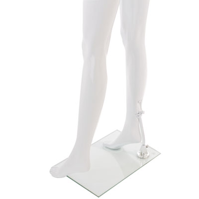 Mannequin femme en plastique finition laquée, main droite sur la hanche - Mannequins abstraits-2