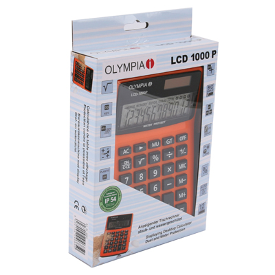 Calculatrice de bureau OLYMPIA LCD 1000P - Calculatrices-1