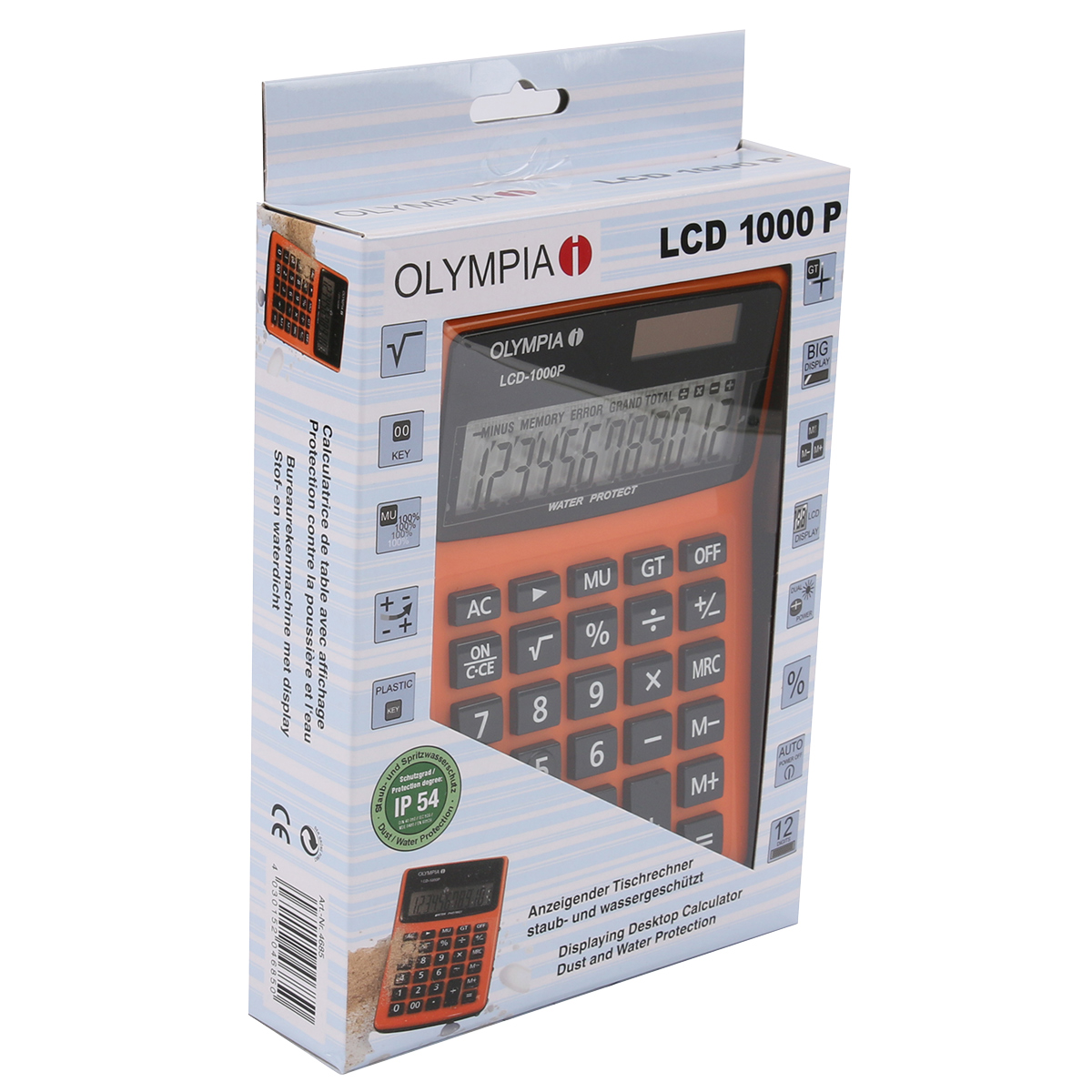 Calculatrice de bureau OLYMPIA LCD 1000P - Calculatrices-2