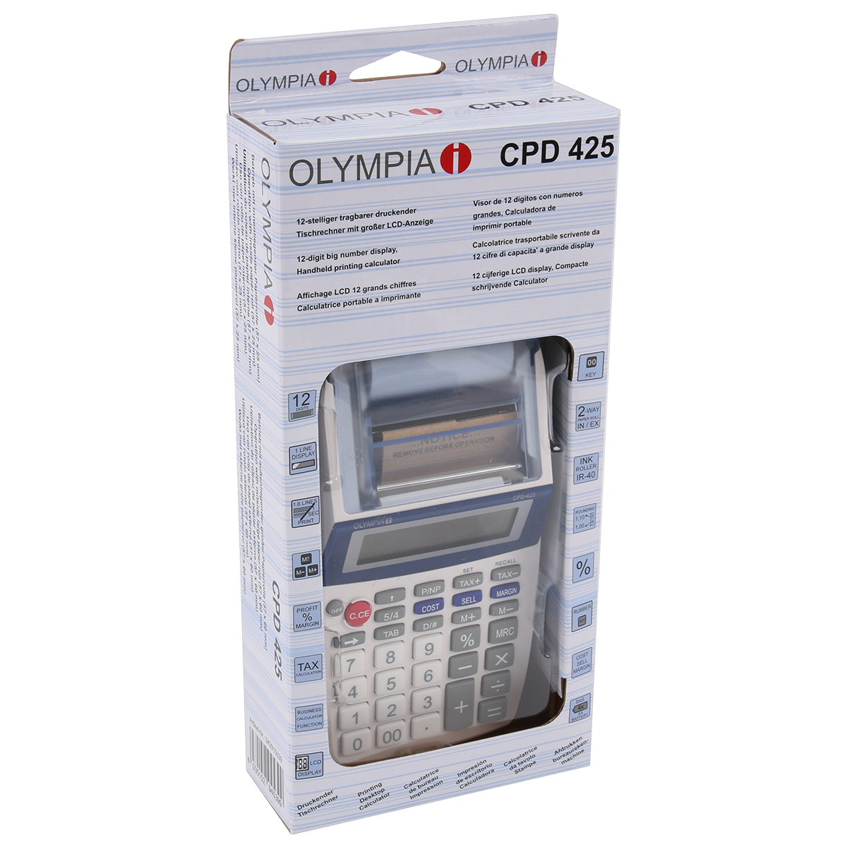 Calculatrice à impression mécanique OLYMPIA CPD 425 - Calculatrices-1