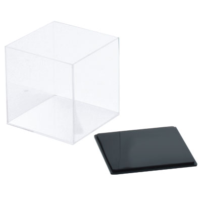 Présentoir cube fermé - Présentoirs Plexi-1
