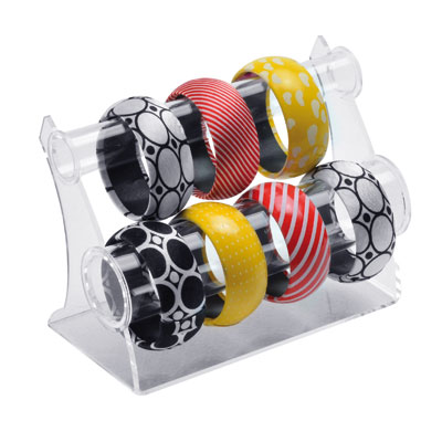 Présentoir à bracelets 2 niveaux - Présentoirs bracelets et montres-1