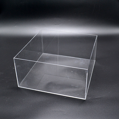 Bac de présentation plexi carré 30x30x15 cm en PMMA 3 mm - Supports Plexi