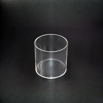 Boîte transparente ronde PMMA ø 10 x H 10 cm - Supports Plexi