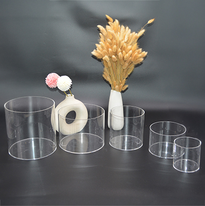 Boîte de présentation PMMA ronde ø 10 x H 10 cm - Supports Plexi-2