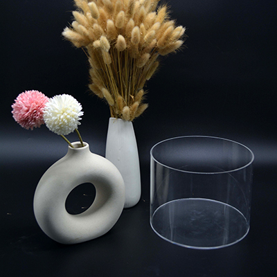 Boîte de présentation PMMA ronde ø 20 x H 15 cm - Supports Plexi-1