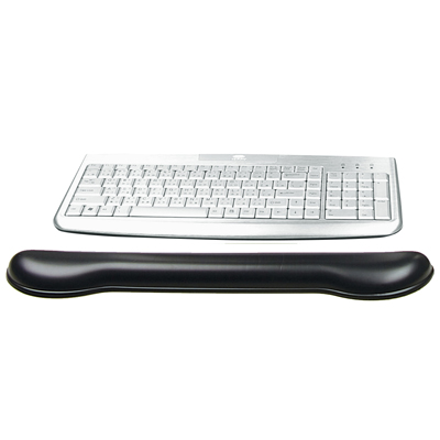 Repose poignets ergonomique pour clavier - Noir - L 46 x P 7 x H 2,6 cm - Ergonomie bureautique 