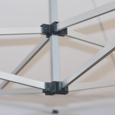 Barnum pliant - Tente pliante 3x3m 300 g/m² hexa 40mm blanc - Tentes pliantes, Barnums pliants-1