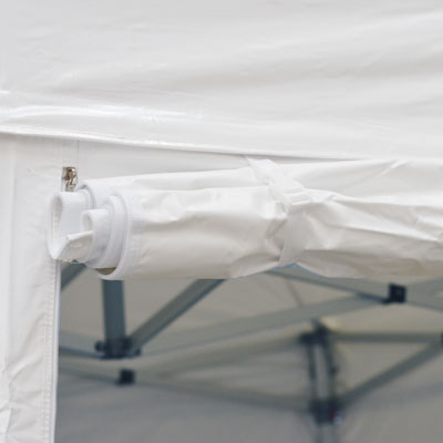 Barnum pliant - Tente pliante 3x3m 520 g/m² hexa 50mm blanc - Tentes pliantes, Barnums pliants-2