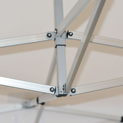 Barnum pliant - Tente pliante 3x3m 520 g/m² hexa 50mm blanc - Tentes pliantes, Barnums pliants-3