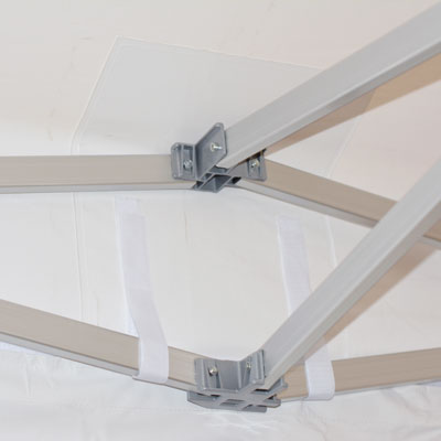 Barnum pliant - Tente pliante 3x3m 520 g/m² hexa 50mm blanc - Tentes pliantes, Barnums pliants-5