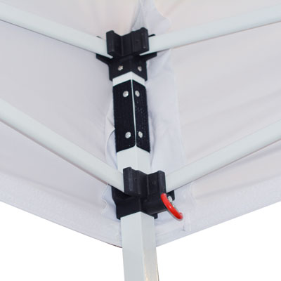 Barnum pliant - Tente pliante 3x3m 250 g/m² carré 32mm blanc - Tentes pliantes, Barnums pliants-2